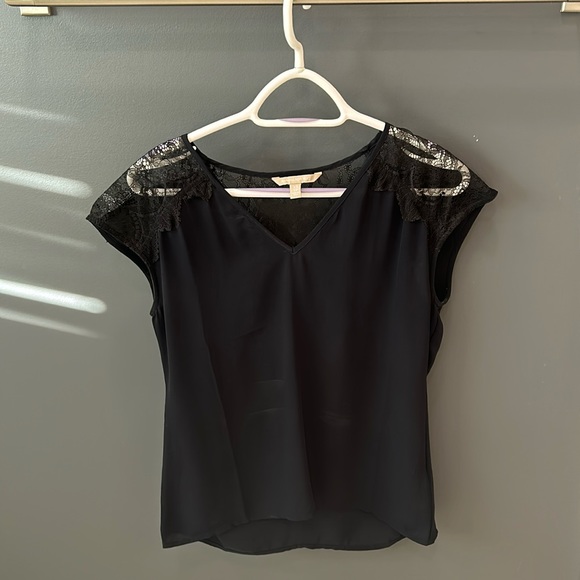 Navy blue lace blouse - Picture 1 of 4